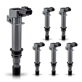 ENA front packaging showing six coil packs and warranty info for quick verification