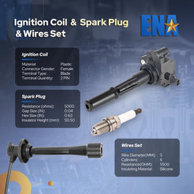 ENA coil close-up showing durable build and reliable spark delivery