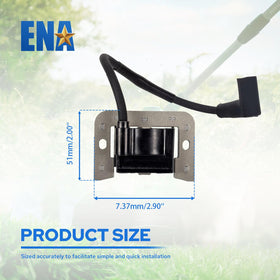 ENA ignition coil installed on engine demonstrating correct fit and improved start