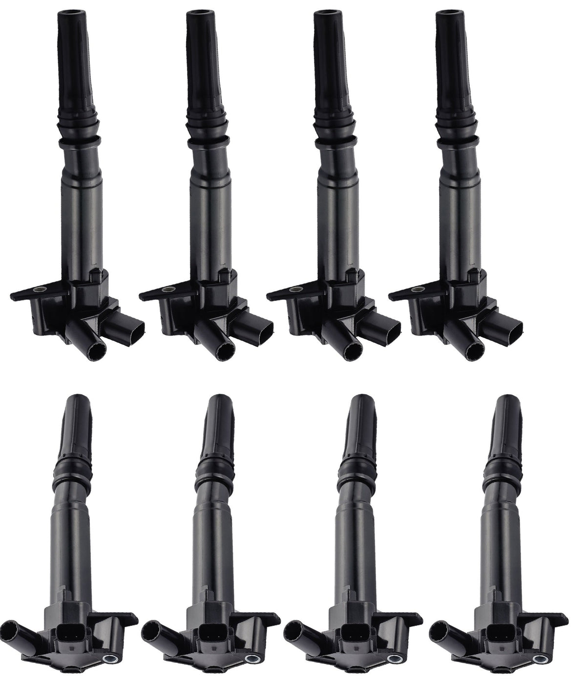 ENA ignition coil pack front set showing eight coils and connectors for direct fit