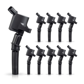 ENA ignition coil pack front view showing connectors and benefits in durability