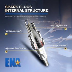 ENA spark plug installed in engine demonstrating reliable fitment