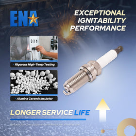 ENA spark plug installed in engine well demonstrating correct fitment