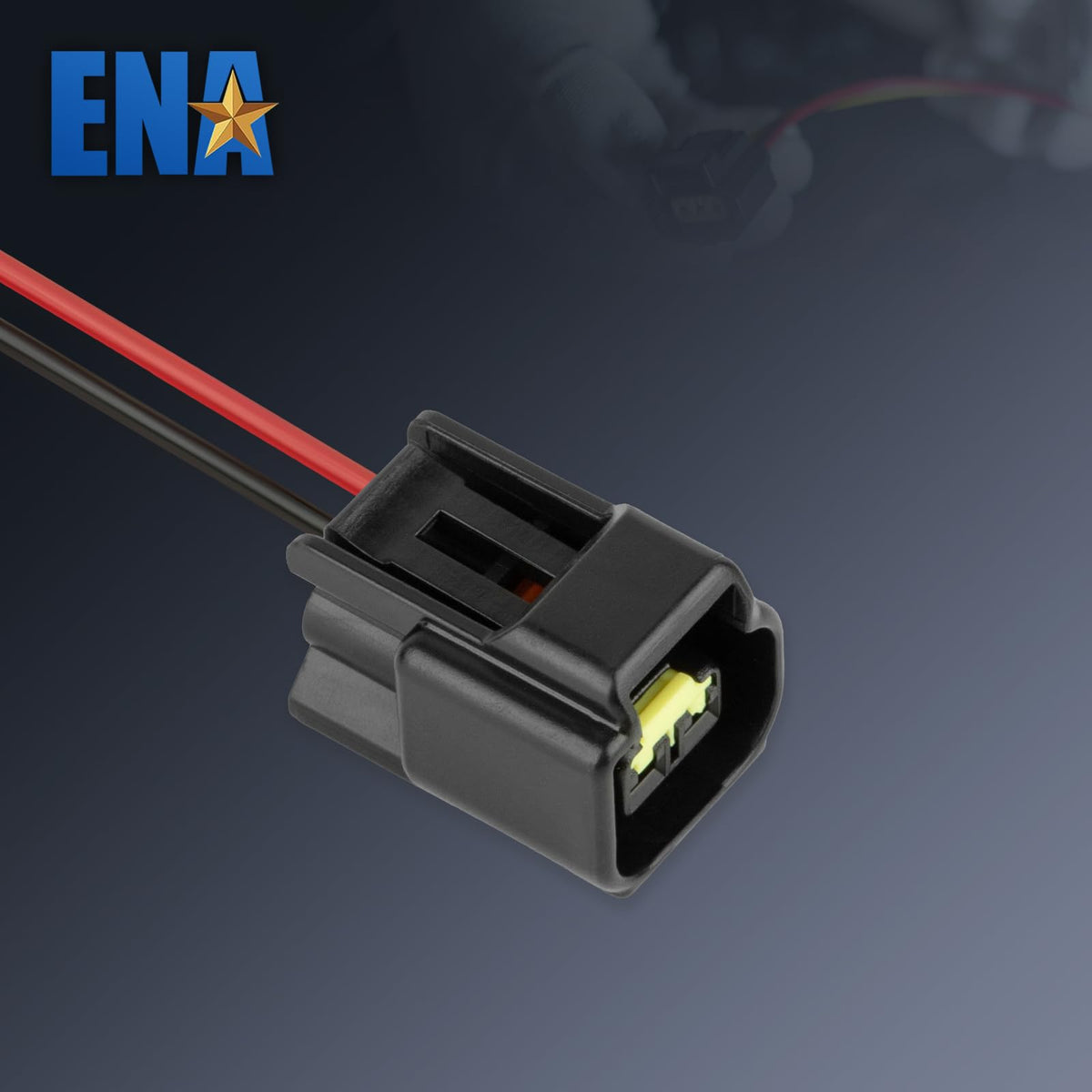 ENA connector installed on ignition coil illustrating correct fit and improved connection