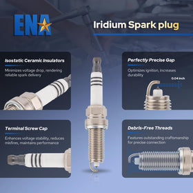 ENA product label and cross-reference part numbers for quick verification