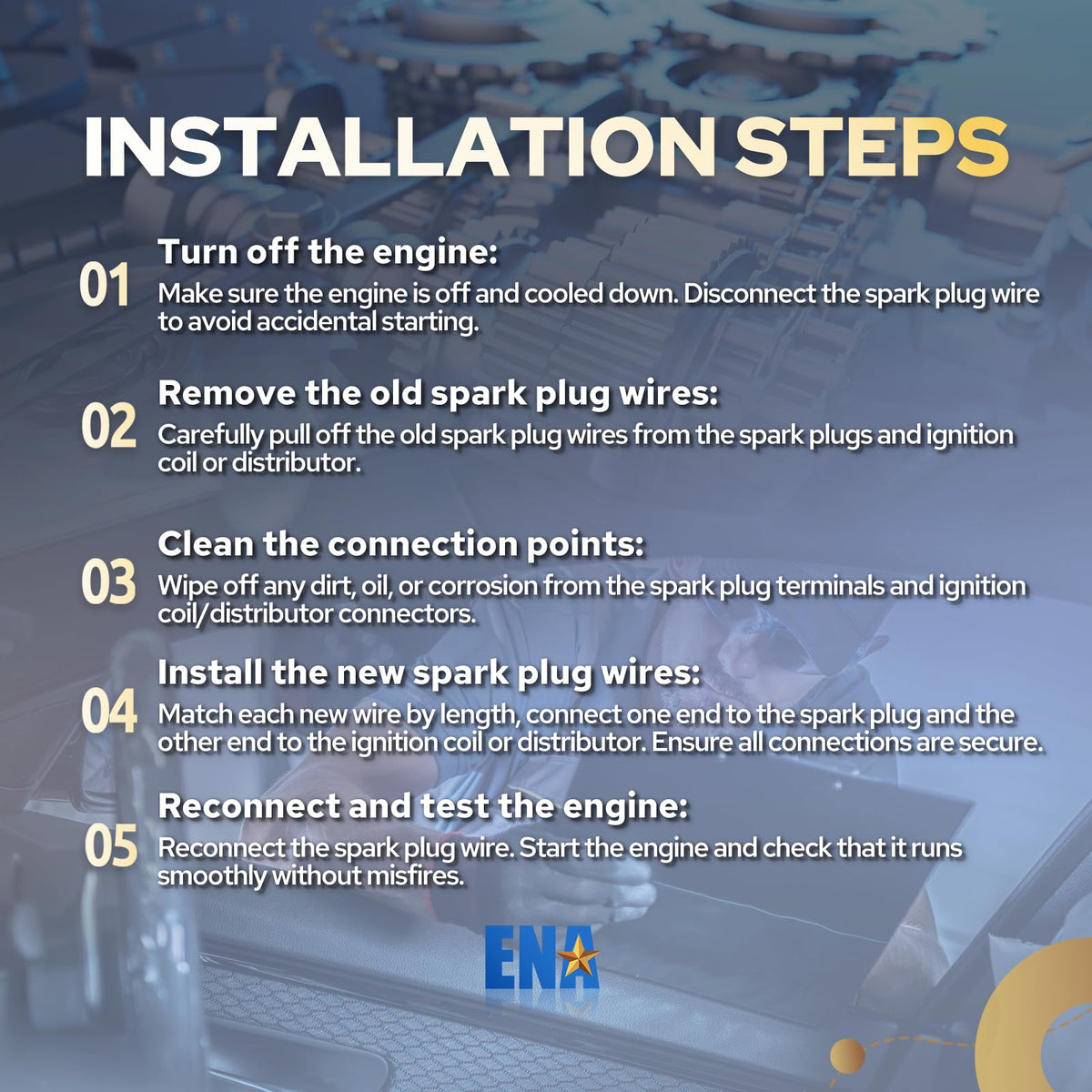 ENA lifestyle garage installation scene showing easy DIY replacement and restored performance