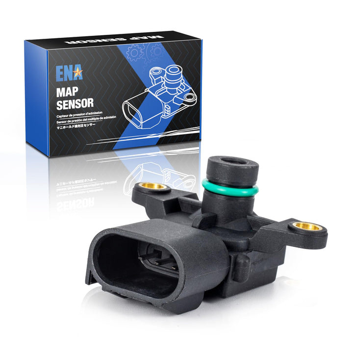 ENA front view MAP sensor showing plug and body for reliable replacement