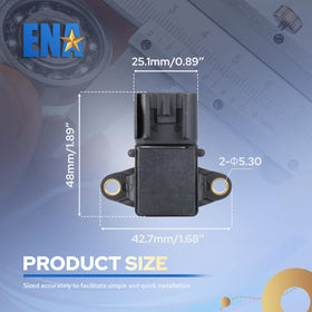 ENA MAP sensor next to ruler for scale to verify correct size before purchase