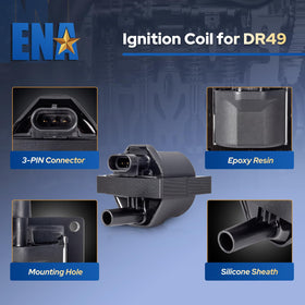 ENA ignition module terminals detail showing 4-pin connection for reliable contact
