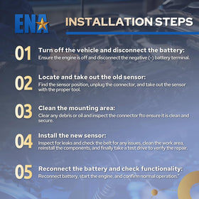 ENA sensor in garage setting showing ready-to-use replacement convenience