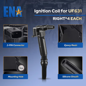 ENA platinum spark plugs detail showing tip and durable electrode