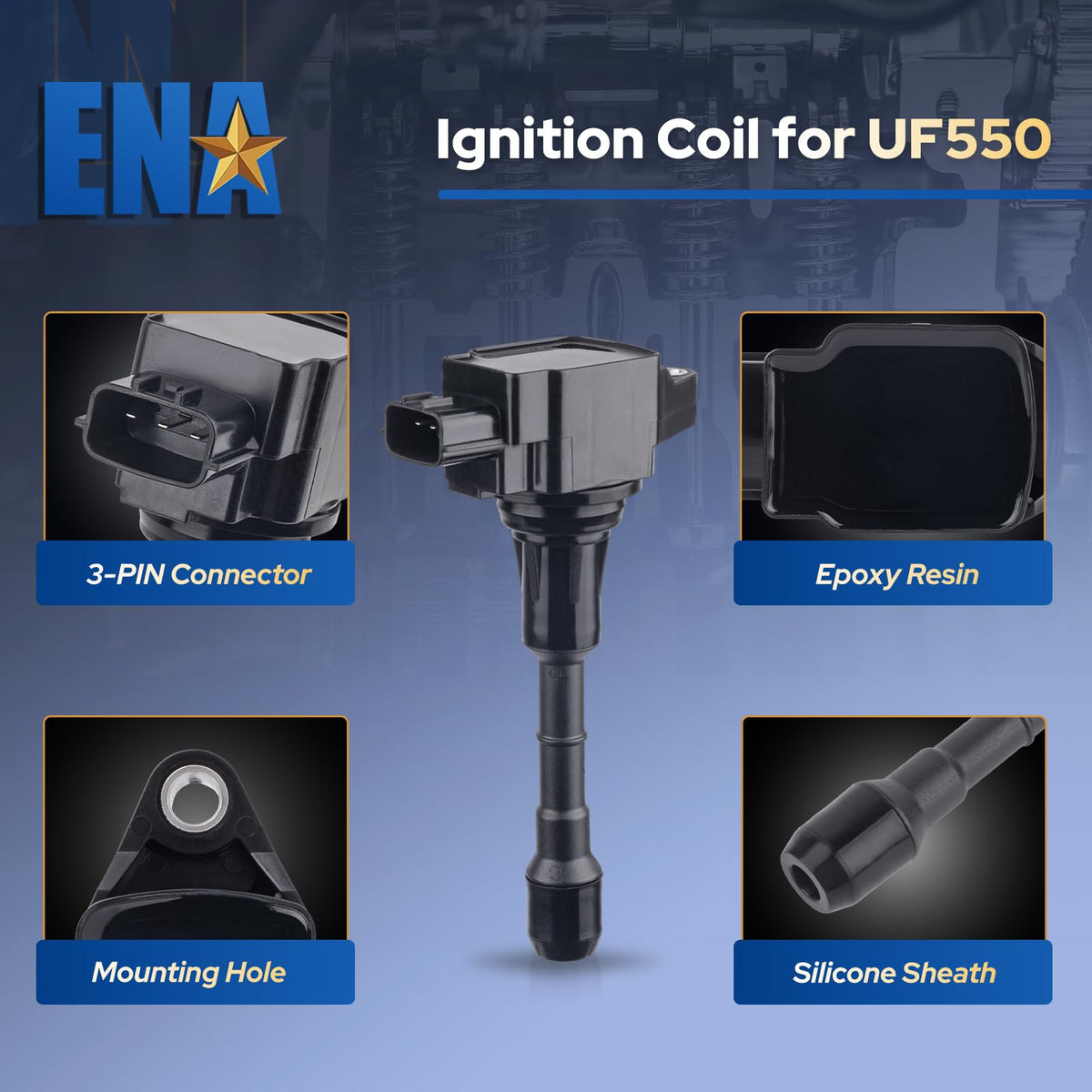 ENA kit next to common tools for scale, helping visualize size and ease of installation