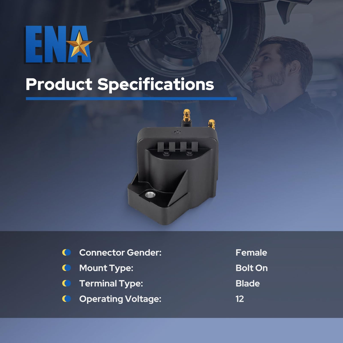 ENA coil beside ruler showing compact size for easy handling