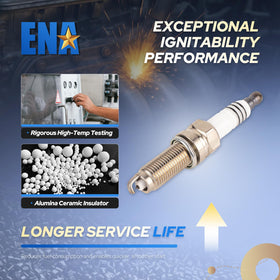 ENA spark plug being installed in an engine bay for quick maintenance