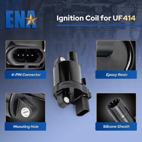 ENA spark plug threads and 1.0 inch gap view ensuring correct fit and performance
