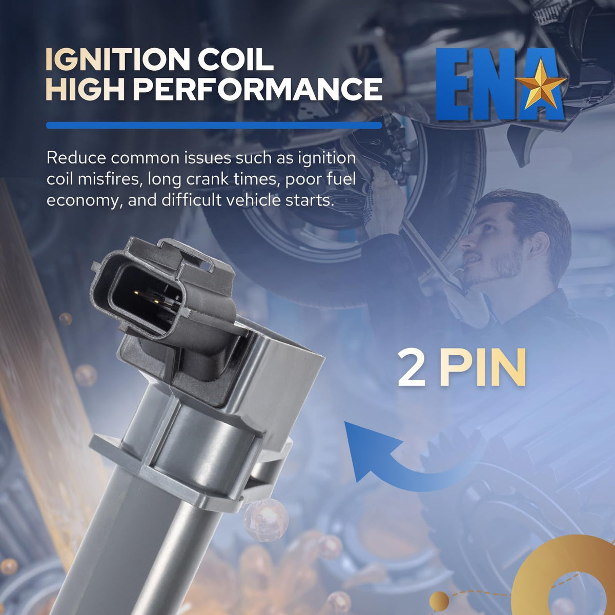 ENA housing texture and build detail showing durable materials to resist heat and vibration