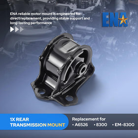 ENA upper left mount detail highlighting durable rubber for noise reduction
