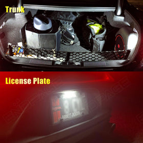 ENDPAGE trunk and cargo area lit by LEDs showing improved brightness and cargo visibility benefit