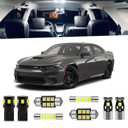 ENDPAGE front packaging showing the full 16-piece charger kit and included tools, clear overview benefit