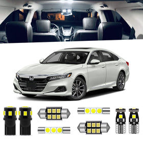 ENDPAGE front view of the full Accord LED kit showing included components and benefits