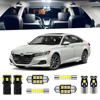 ENDPAGE front view of the full Accord LED kit showing included components and benefits