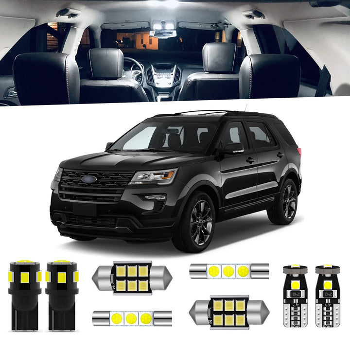 ENDPAGE front packaging showing complete Explorer LED kit and clear contents benefit