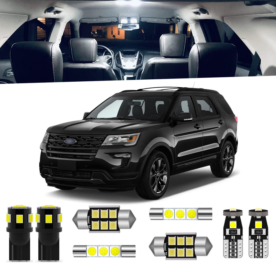 ENDPAGE front packaging showing complete Explorer LED kit and clear contents benefit