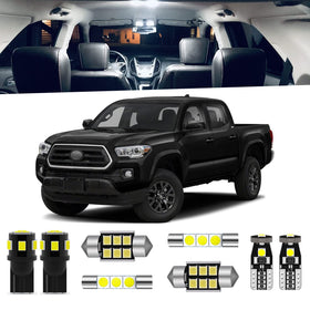ENDPAGE front packaging showing complete Tacoma LED kit and benefits
