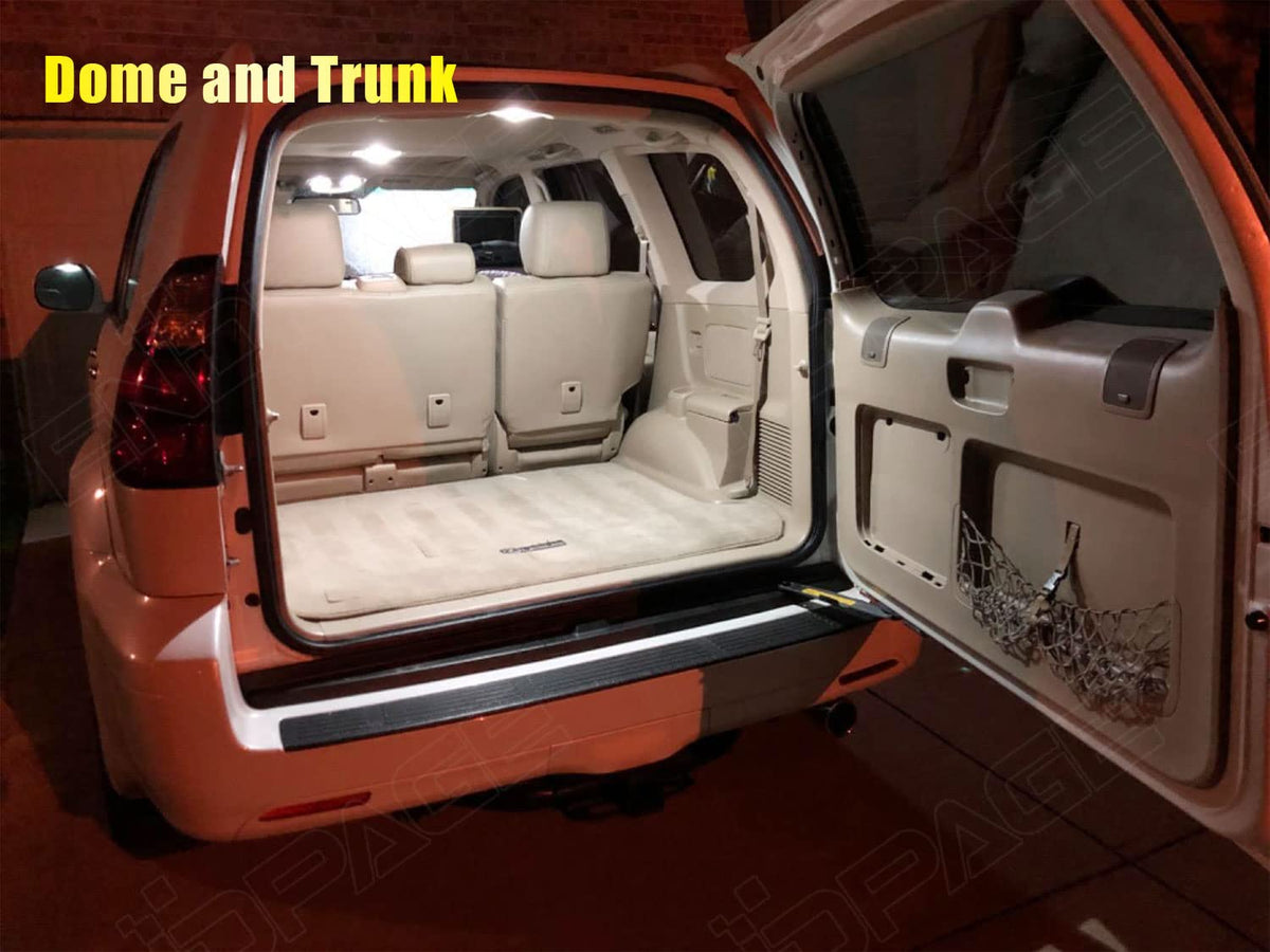 ENDPAGE reverse backup light illuminating cargo area for safer night loading