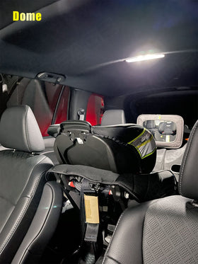 ENDPAGE lit dome and map lights in Cherokee interior improving cabin visibility