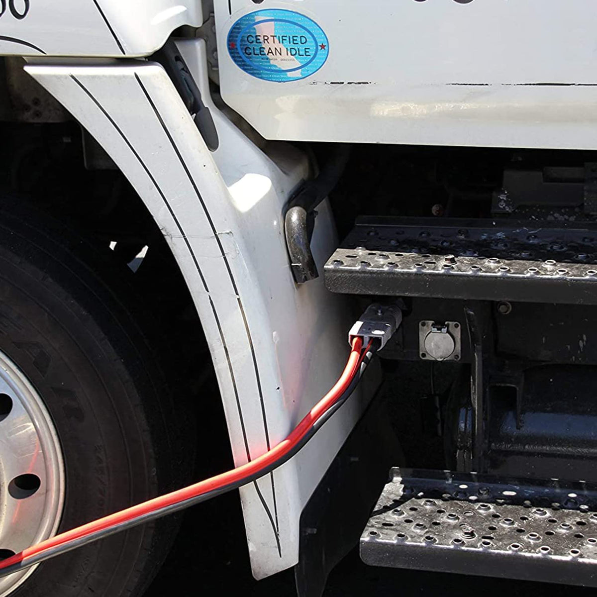 Energizer permanent installation kit mounted on truck for ready on-vehicle use