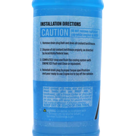 Engine Ice bright blue coolant texture illustrating clarity