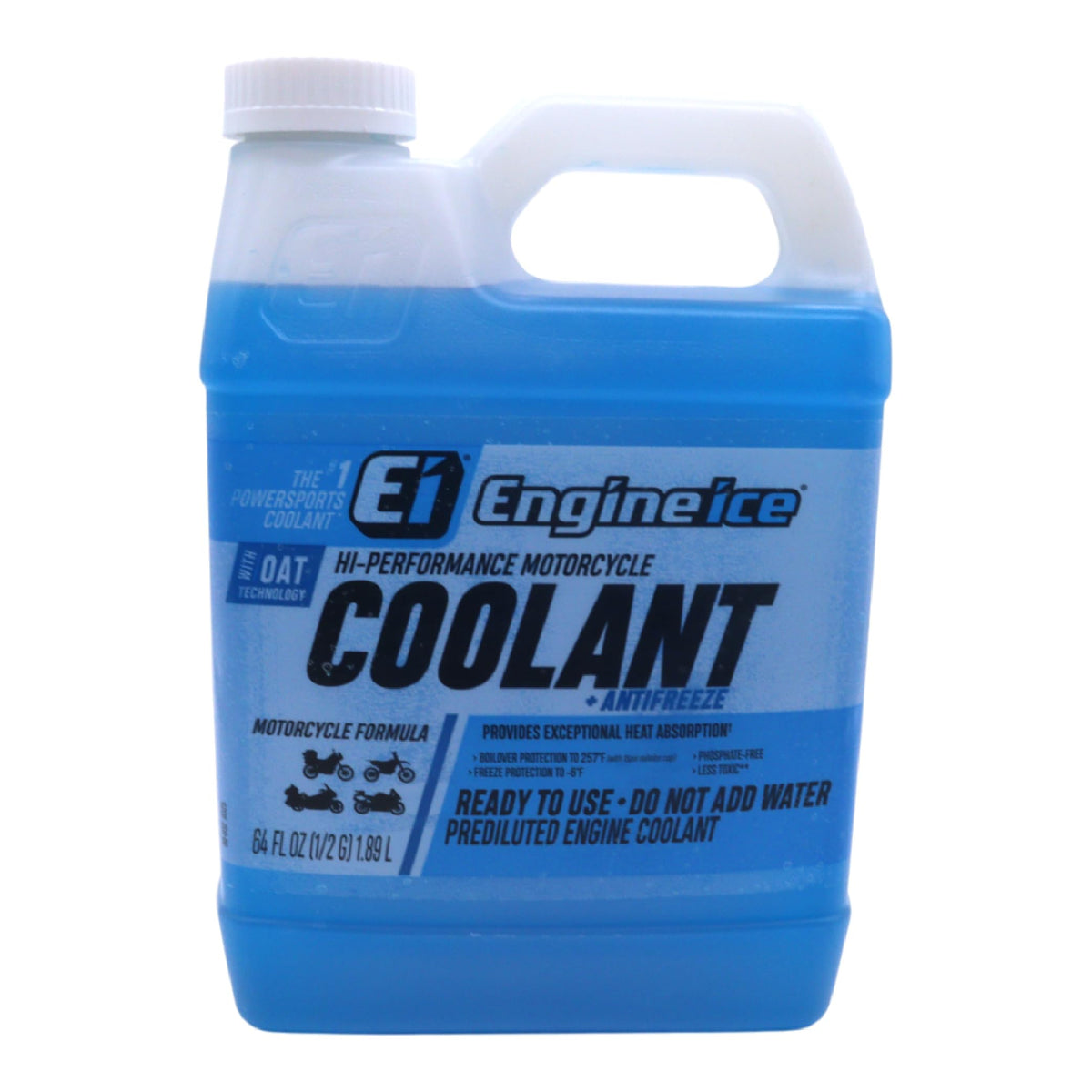 Engine Ice front label showing product identity and benefits