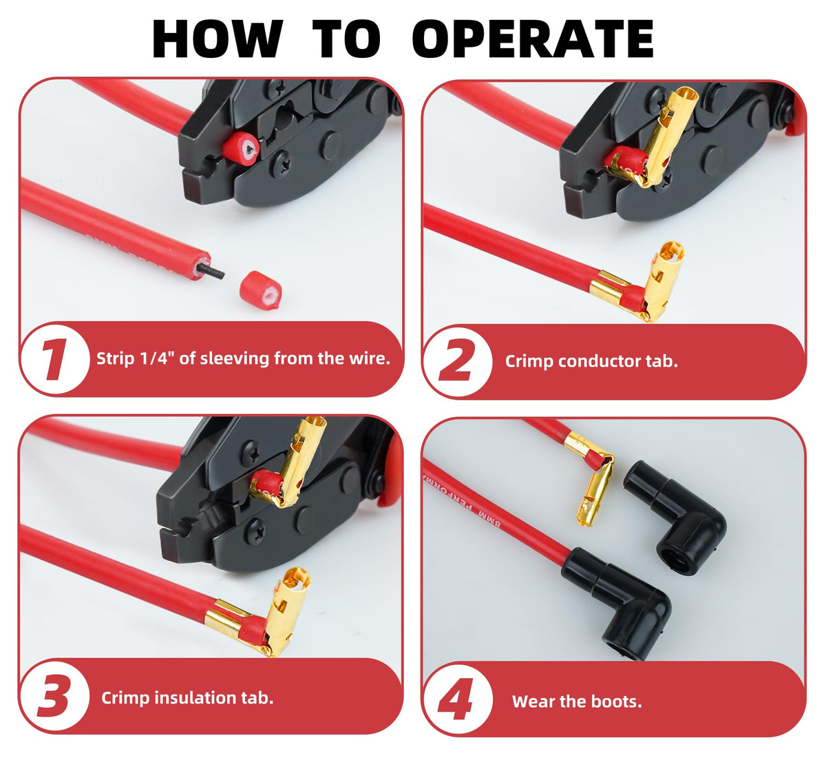 ENGINEMAN cable clips holding organized spark plug wires to prevent tangles