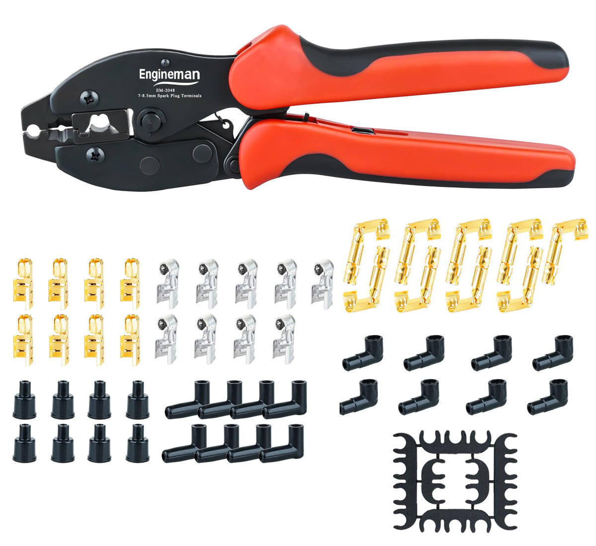 ENGINEMAN crimping tool front view showing robust build and reliable performance