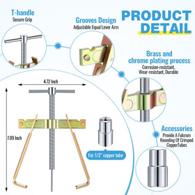 Enhon pulling a faucet handle in use showing efficient removal and fixture protection