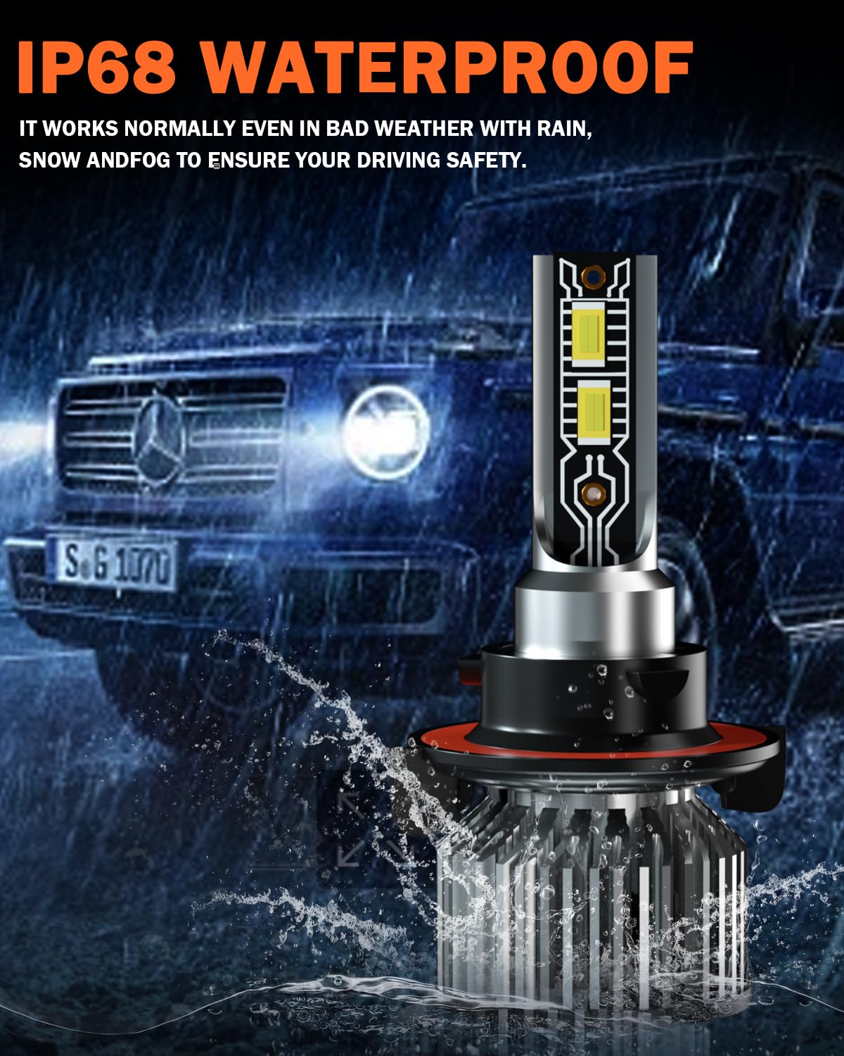 ENJOYAKOM cooling fan and aluminum body for durable heat control