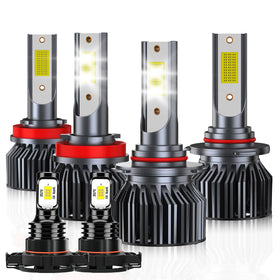 ENJOYAKOM front view of bulb pack showing kit and connectors for easy replacement