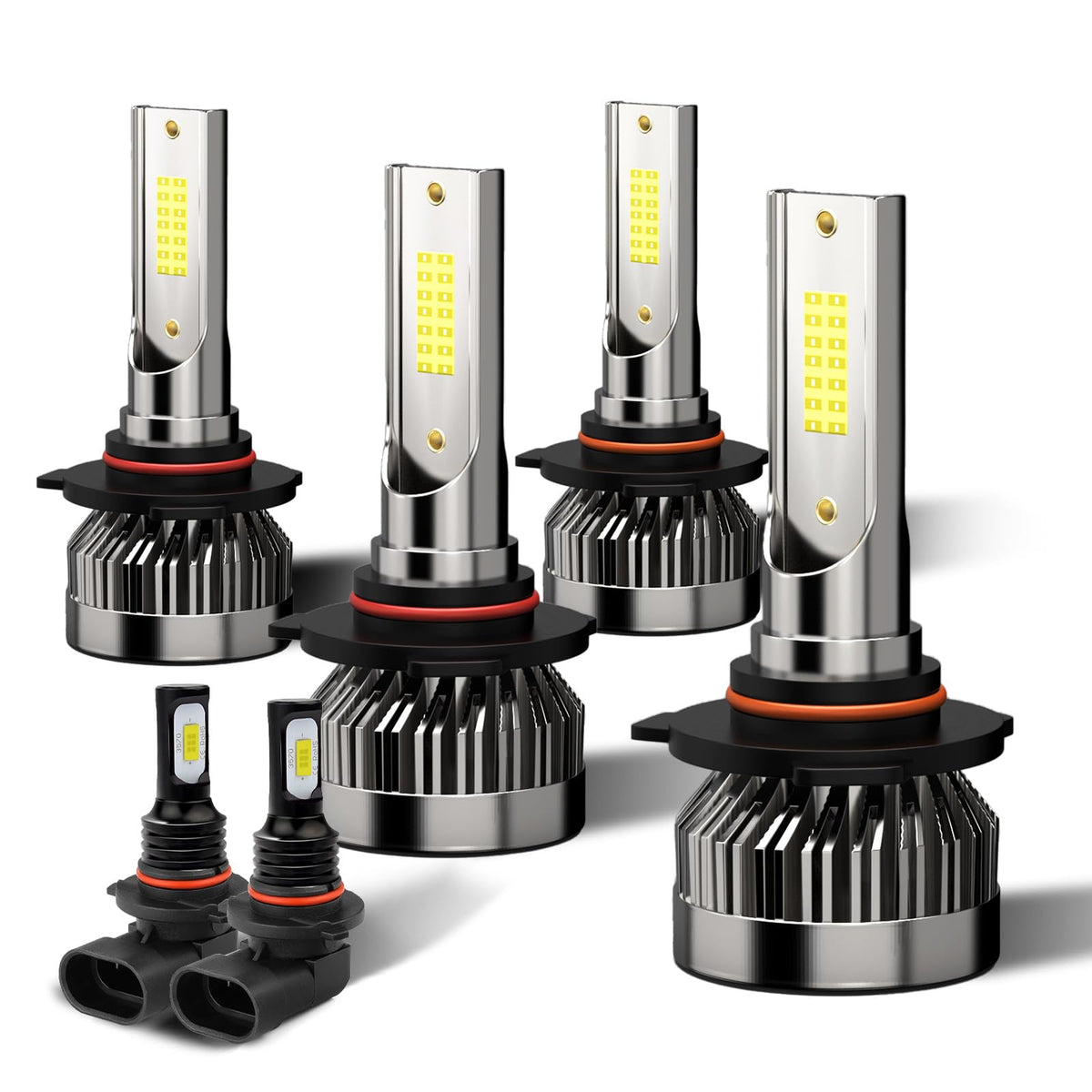 ENJOYAKOM front packaging for Silverado fog light kit showing contents benefit clarity
