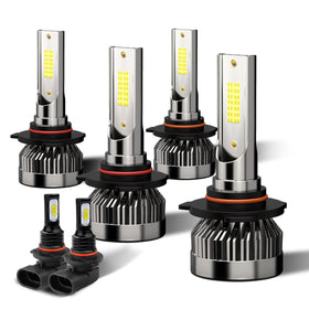 ENJOYAKOM front packaging for Silverado fog light kit showing contents benefit clarity