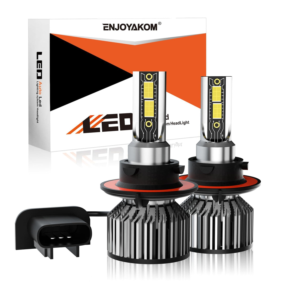 ENJOYAKOM front packaging showing fog bulbs and benefits
