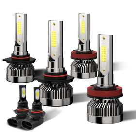 ENJOYAKOM front packaging showing six fog light bulbs and fitment for Ford F150, clear upgrade benefit
