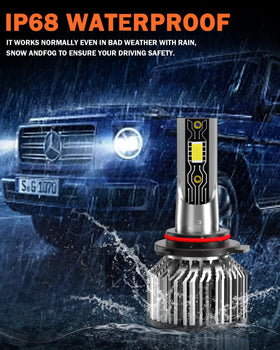 ENJOYAKOM bulbs installed in Honda CR-V headlight delivering improved visibility