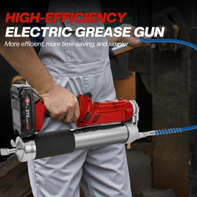 Enkreefi rotary handle close-up demonstrating pistol to straight grip versatility