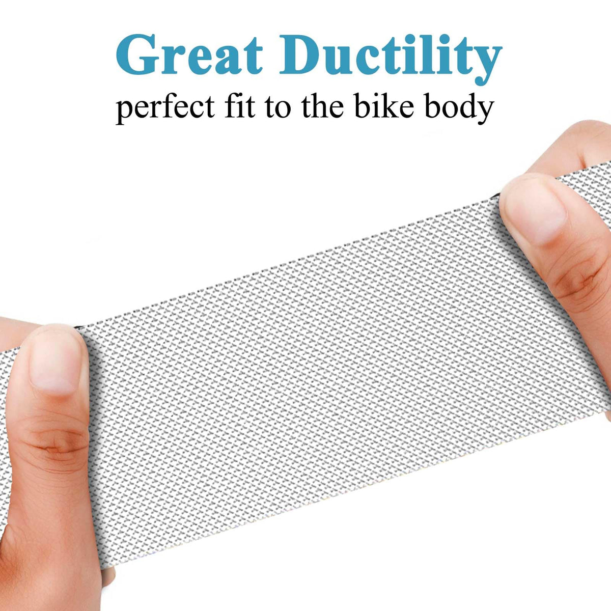 ENLEE clear protector applied to bike downtube preserving paint and graphics