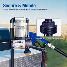 Ensurix refueling tractor in field reducing downtime with high-speed flow