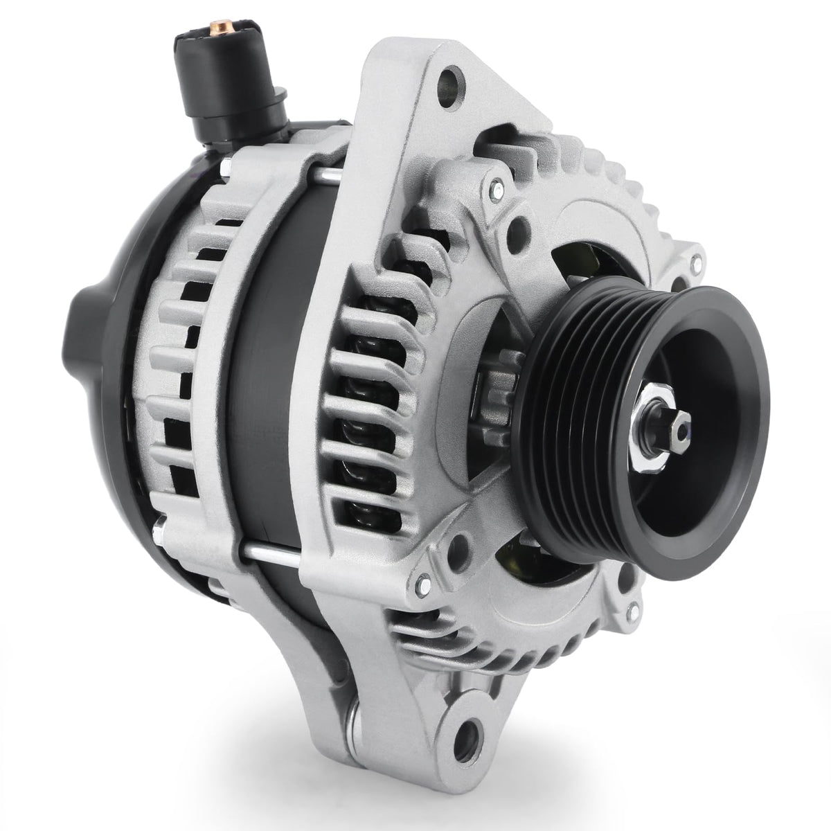 EnTurbo front view assembled alternator showing clean housing and ready-to-fit benefit