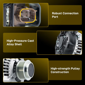 EnTurbo pulley close-up highlighting 6-groove decoupler for smoother belt operation