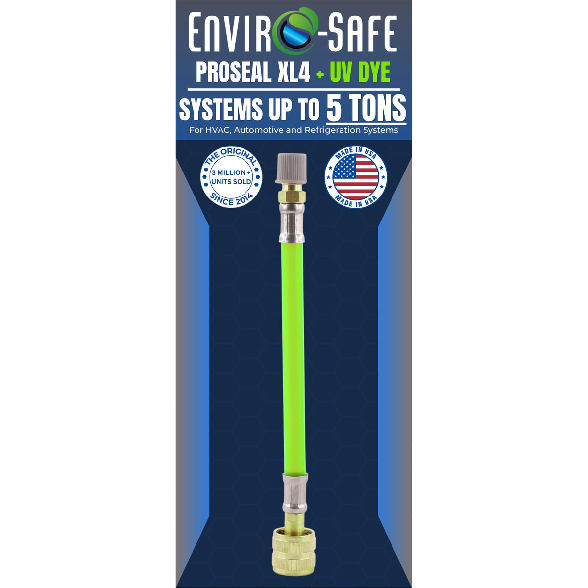ENVIRO-SAFE front packaging showing product and benefits