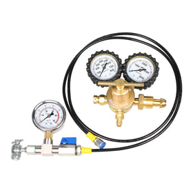 ENYSAON front view of regulator kit showing durable aluminum construction and ease